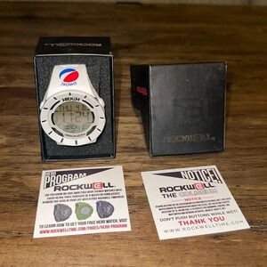 NWT Rockwell Time The Coliseum Time Piece Watch White Color Pepsi RARE